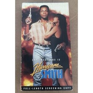 Hurricane Smith VHS 1992 Carl Weathers Full Length Screening Copy Promo Tape